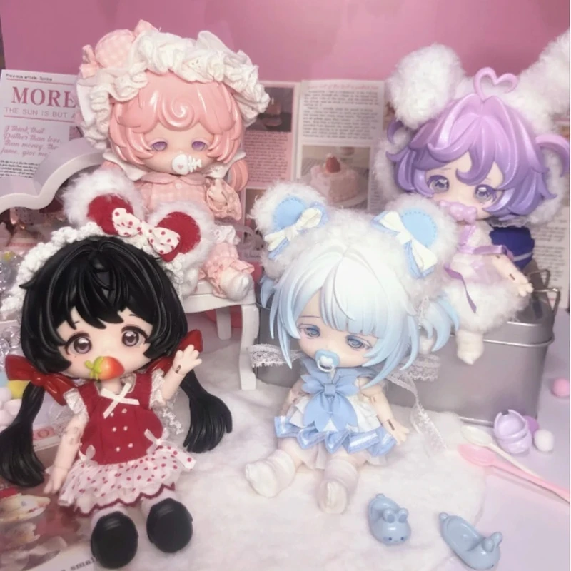 

Genuine Bonnie Milk Cake Dream Cream Puffs Series Bjd Blind Box Cute Anime Doll Room Decor Mystery Box Girl Customized Toy Gift