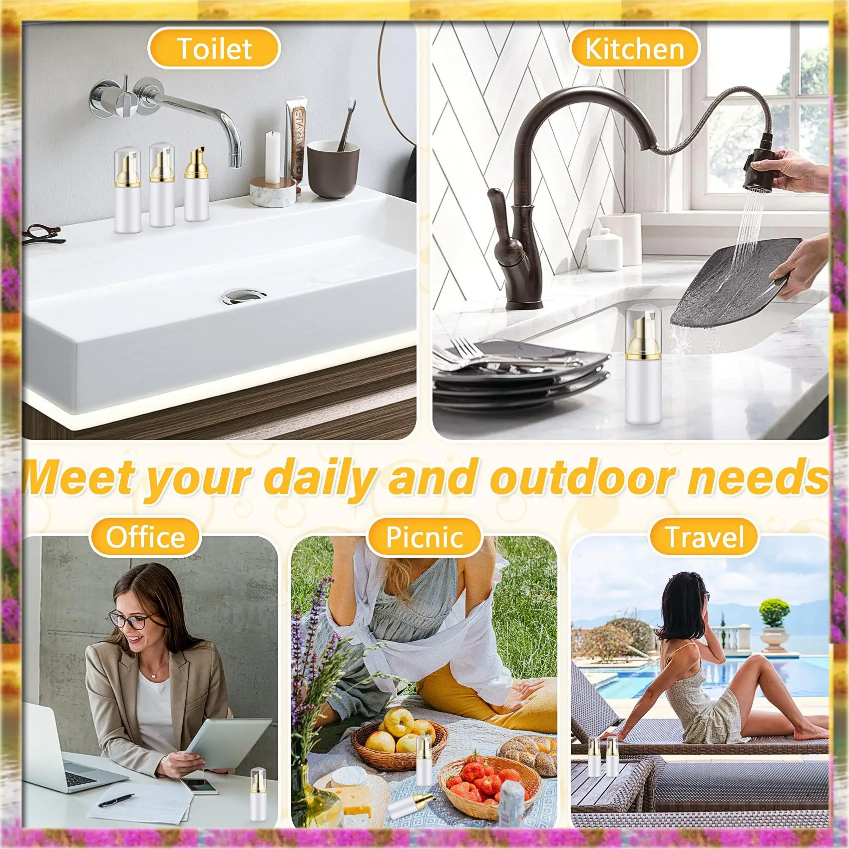 

Y26A Новинка, 10 шт., 30 мл, пластиковая пенящаяся бутылка, дозатор жидкости для мыла, мыла, лосьона, бутылки для розлива пены