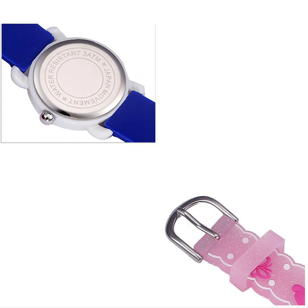 

3D Cartoon Waterproof Silicone Kids Watches Children's Time Learning Wristwatch for Boys Girls Primary School for Little
