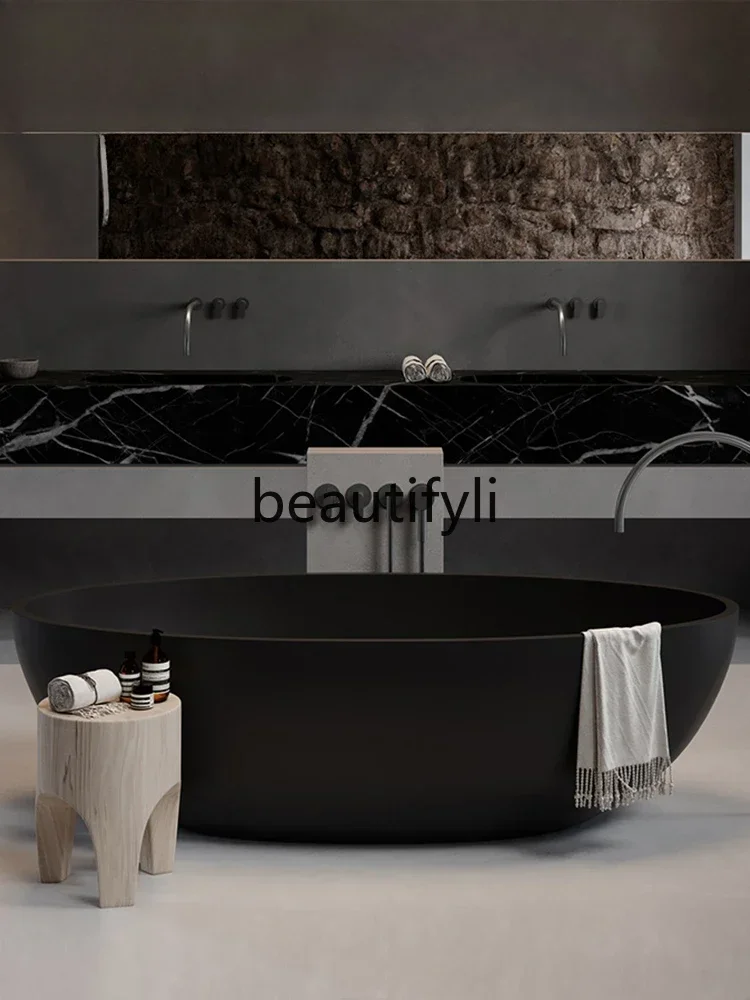 Artificiale bella pietra stampata integrata doppia vasca da bagno hotel in famiglia vasca da bagno per coppia con ammollo pro