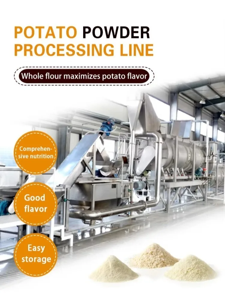 4 Ton/h Potato Starch Powder Plant Potato Starch Processing Machine Production Line