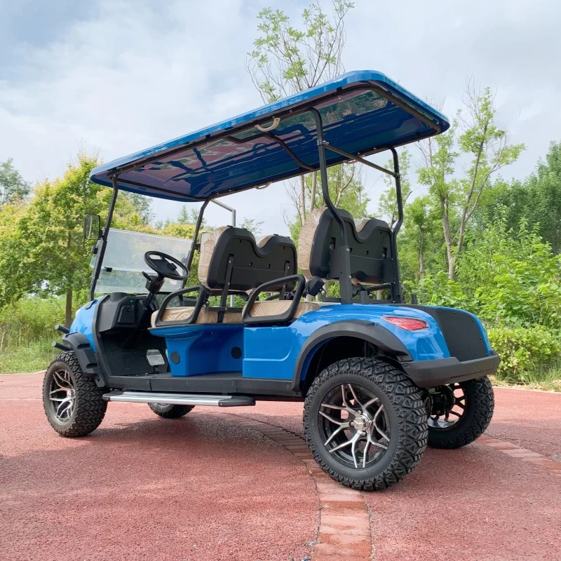 Factory Direct Sales Golf Cart,Four-Wheel Long-Range,Custom Multiple Styles Golf Cart 14 Inch Wheel Aluminum Seat With Headrest