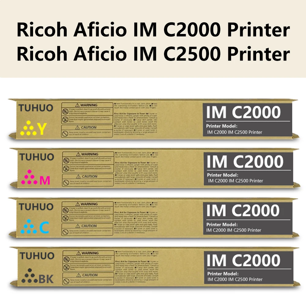 

TUHUO 1PCS IM C2000 C2500 Toner Cartridges Compatible Replacement for Ricoh Savin IM C2000 IM C2500 Printer High Yield