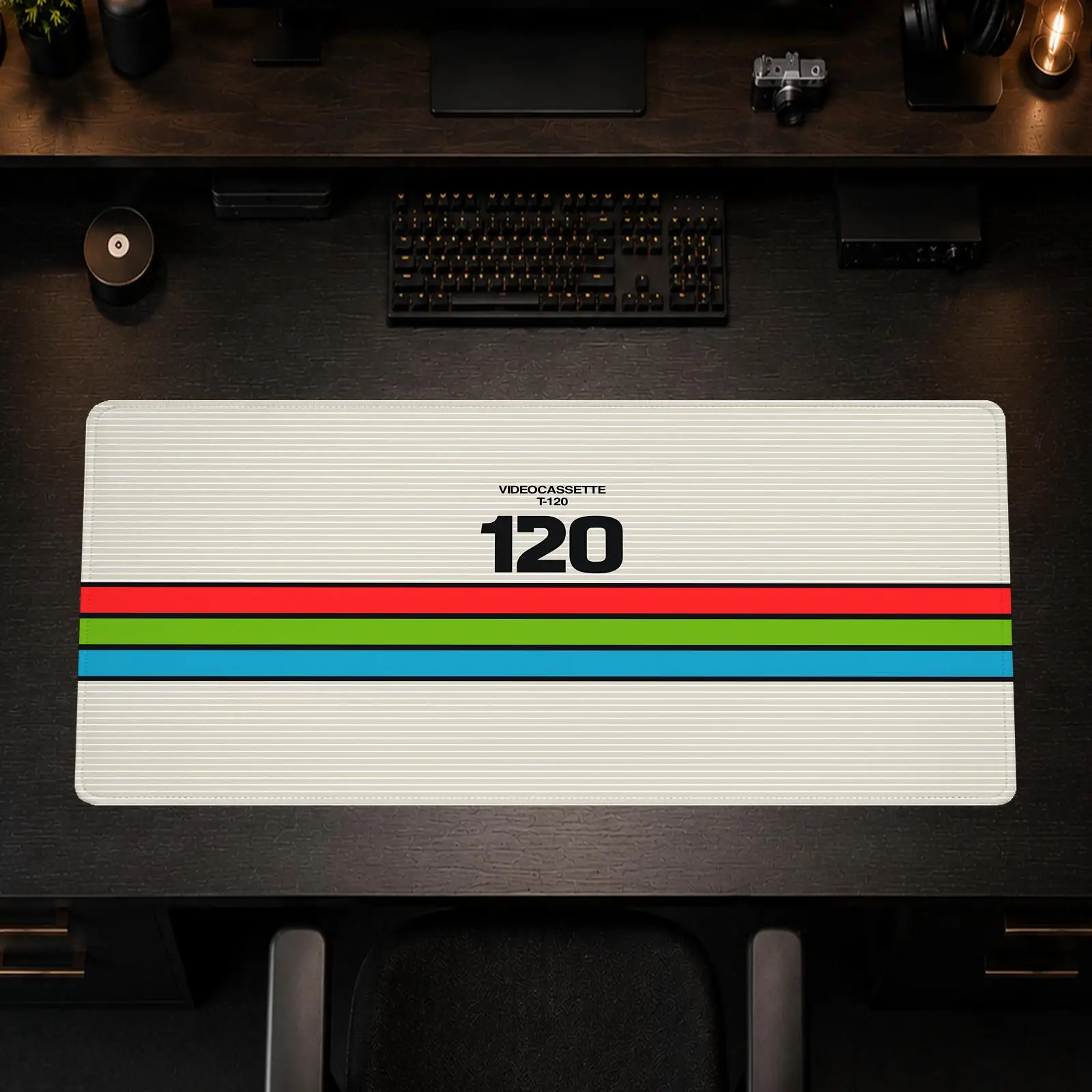 VHS Retro Style Mouse Pad Gaming office Non-slip Desk Mat Diy Mousepad Large Game Keyboard overlock