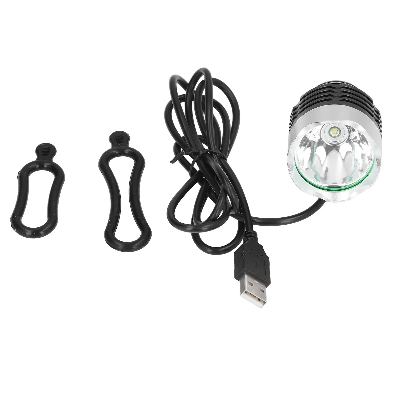 

3000lm Bright Front Bike Headlight Durable Aluminum Alloy USB Rechargeable Ideal for cycling Outdoor Sports Activities