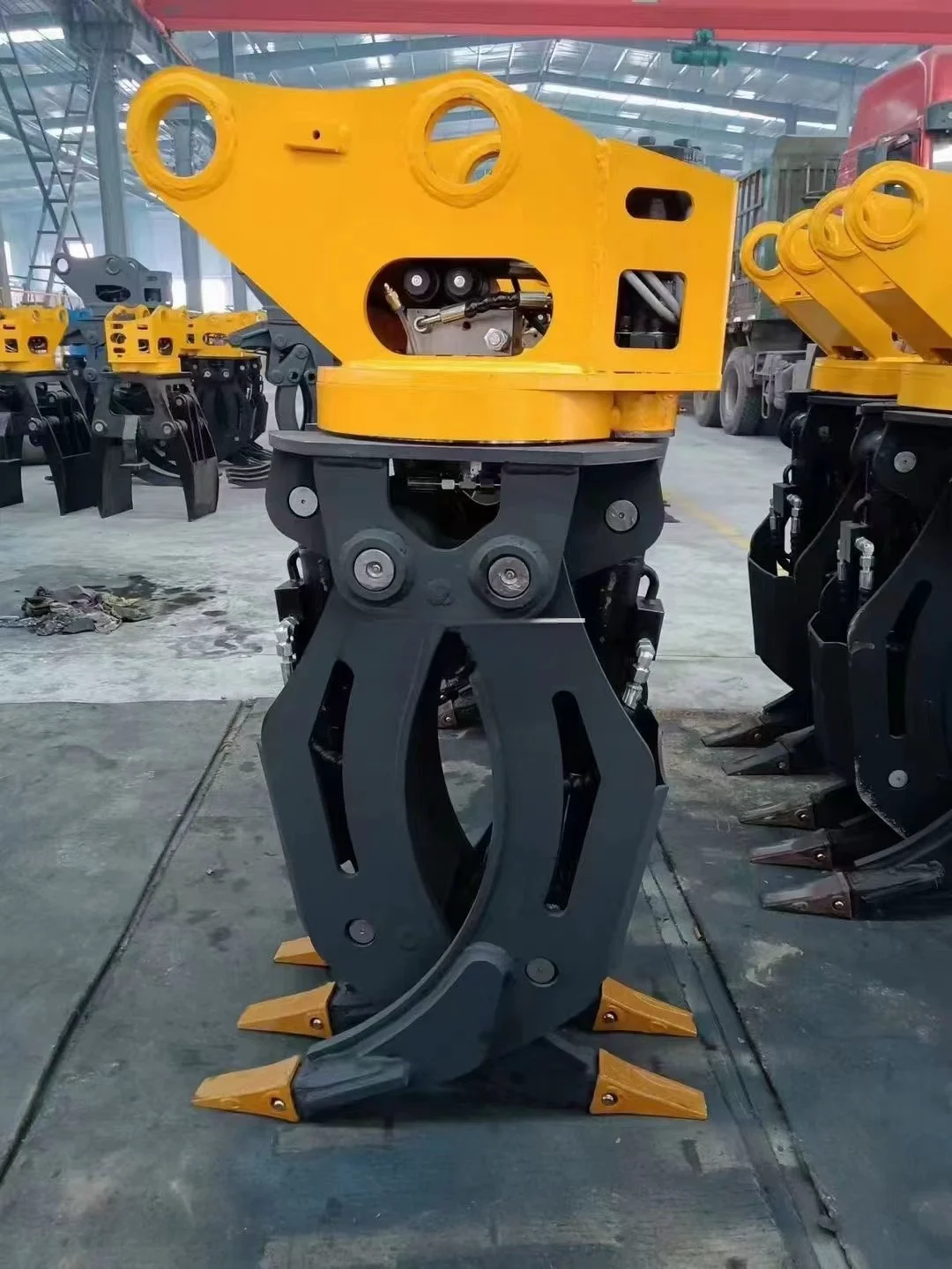 الخشب انتزاع المشابك سجل هيدروليكي مكون المحرك الأساسي Grapples جودة موثوقة بالجملة حفارة الغابات الملحقات الدورية