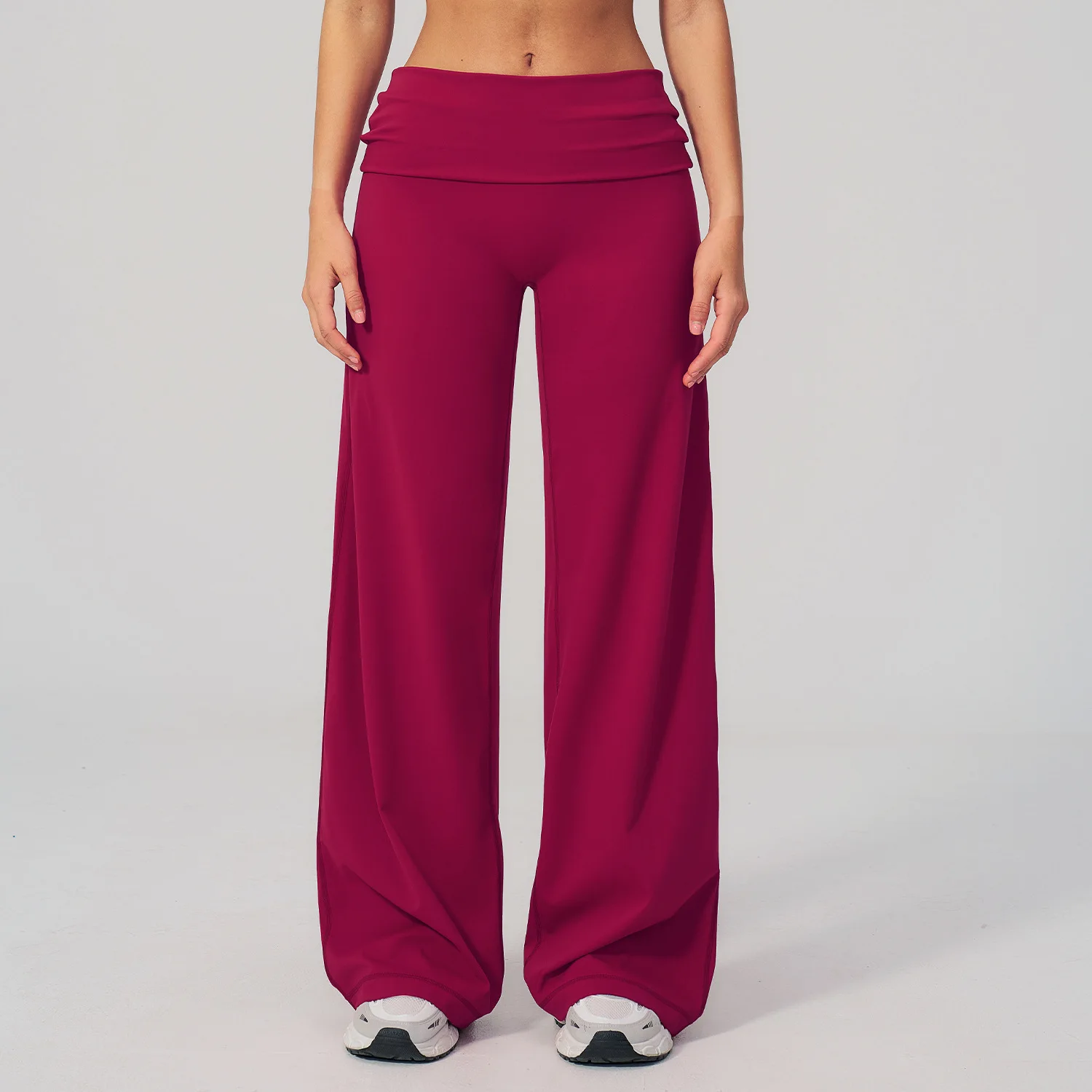 Yoga Pants High Waist Wide Leg Women Flare Leggings Tummy Control Straight Workout Trousers Casual Pants Fitness Bell-bottoms