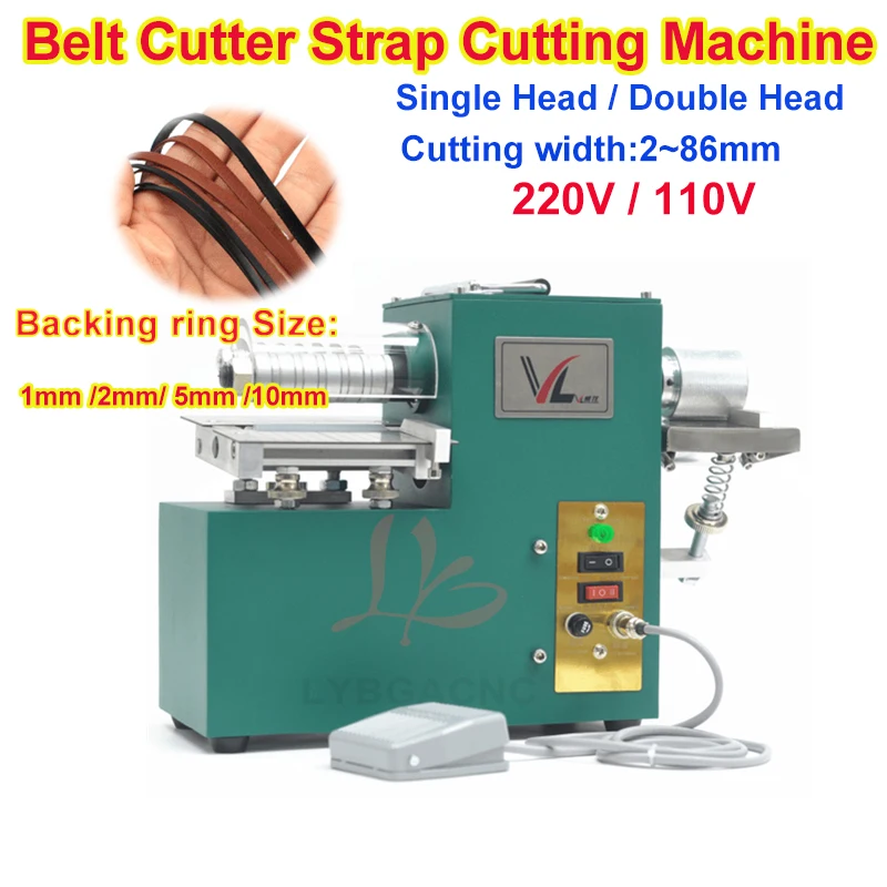 

Single Head Double Head Leather Machine Belt Cutter Strap Cutting Machine Edge Folding Laminating Machine Leather craft Slicer