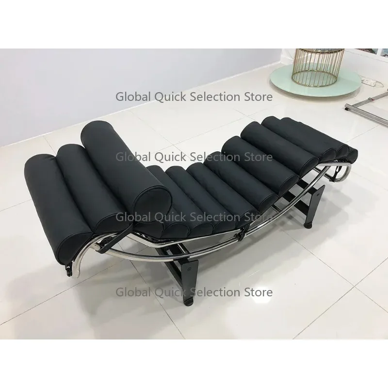 LC4 recliner leisure furniture designer stainless steel balcony leisure sofa Le Corbusier view 6