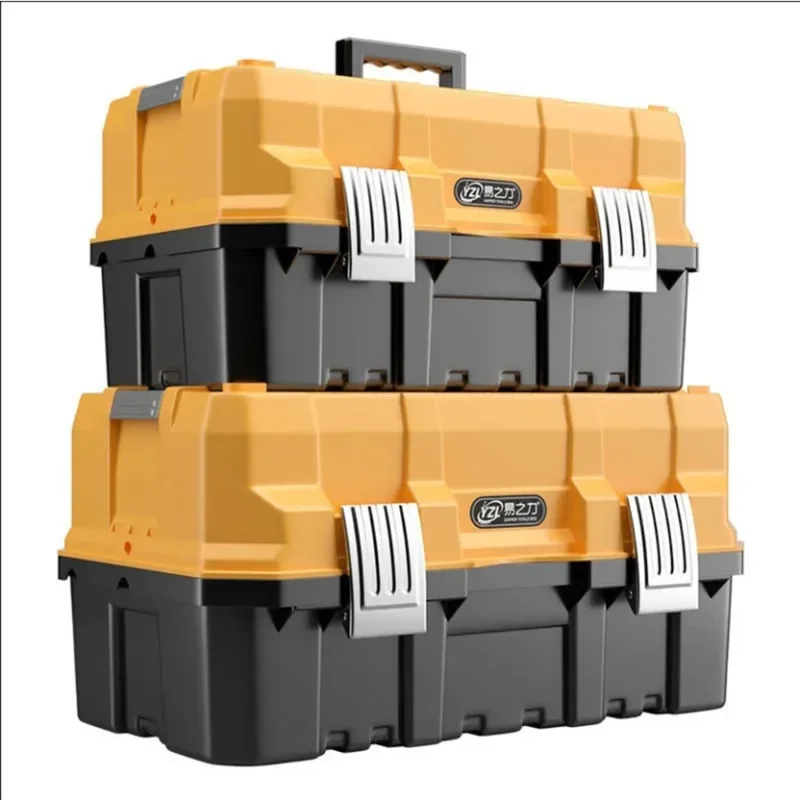 Professional Folding Tool Box Mala, Oficina de Plástico, Multifunções, Espessado, Ao ar livre, Room Storage Toolbox, Ferramentas de Hardware