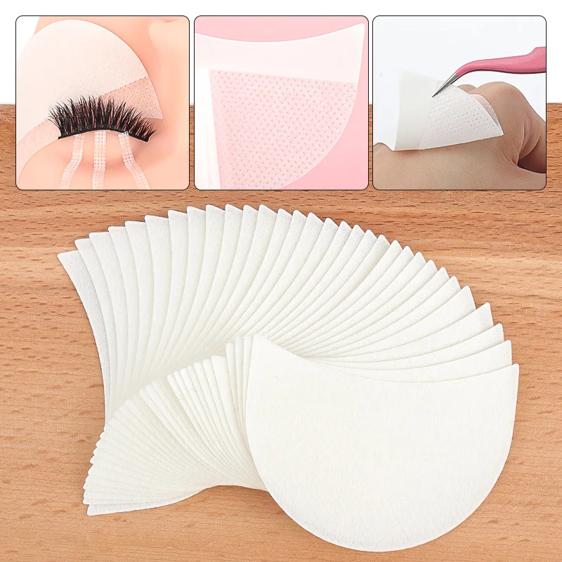 30/50/100 Eyeshadow Shield Under Eye Patch Cotton Disposable False Eyelash Extension Eye Gel Pad Lip Makeup Protector Stickers