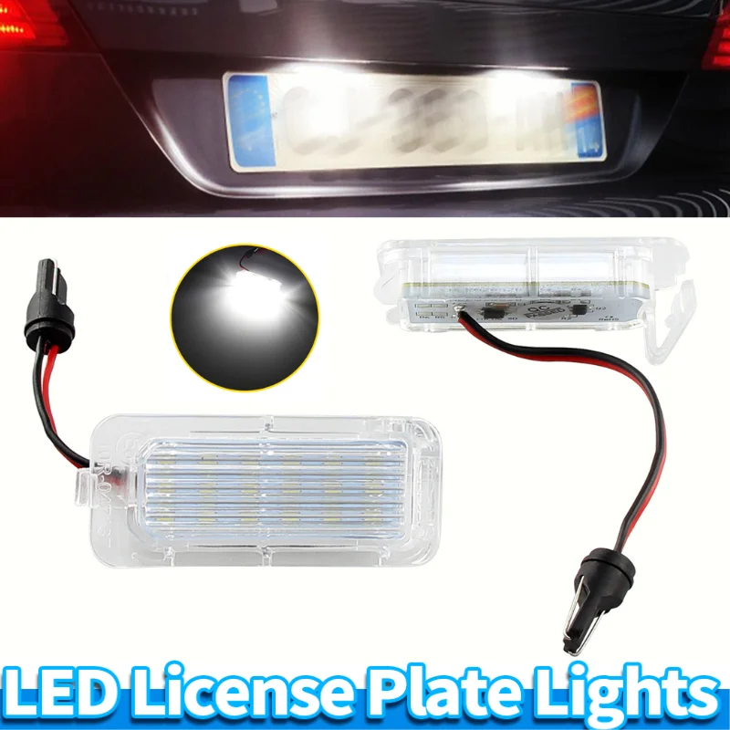 

2PCS LED License Plate Lights for Focus 5D Fiesta Mondeo Kuga Galaxy Ranger Escape C-Max S-Max Rear LED License Plate Light