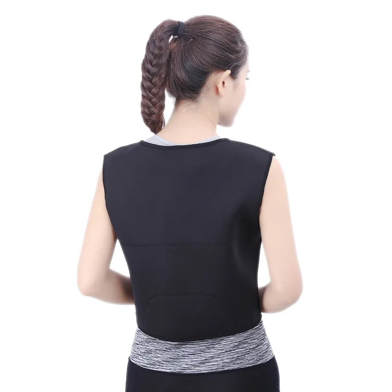 factory price 2023 new tourmaline negative ion and magnetic therapy vest for woman and self heating for hot