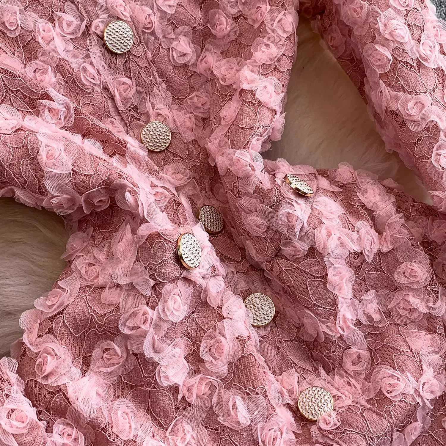 Robe de soirée formelle de luxe en dentelle 3D, motif floral, simple boutonnage, manches longues évasées, ligne a, robes de soirée, automne