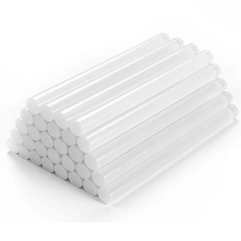 

30 шт. клеевых стержней EVA 7 мм для термоклеевого пистолета, высоковязкие, прозрачные, экологичные, без запаха, с гладким нанесением клея, для DIY, герметизации и ремонта дома