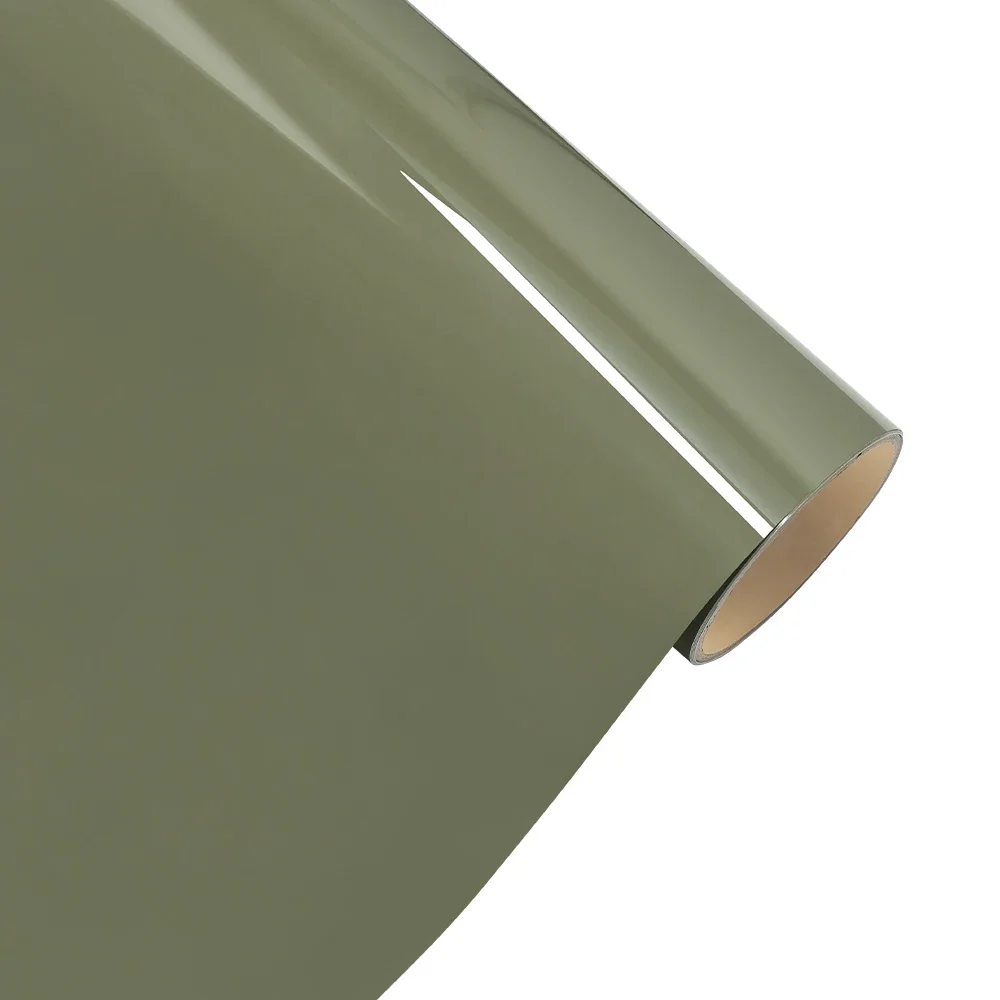 

khaki Green Car Sticker Auto Wrapping Vinyl Film Color Change Film PET Sticker Bubble Free Decals Car Sticker Interior Exterior