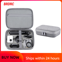 BRDRC Mini Storage Bag for Insta360 GO 3 Carrying Case Handbag Portable Travel Protective Box Action Camera Accessories