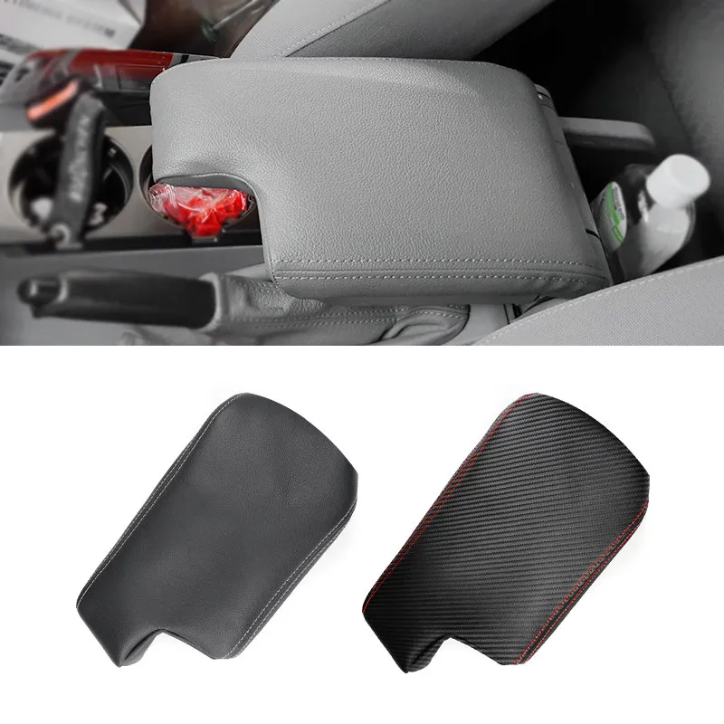LHD / RHD For BMW 3 Series E46 1998 1999 2000-2005 Car Microfiber Leather Inner Center Console Armrest Box Cover Protective Trim