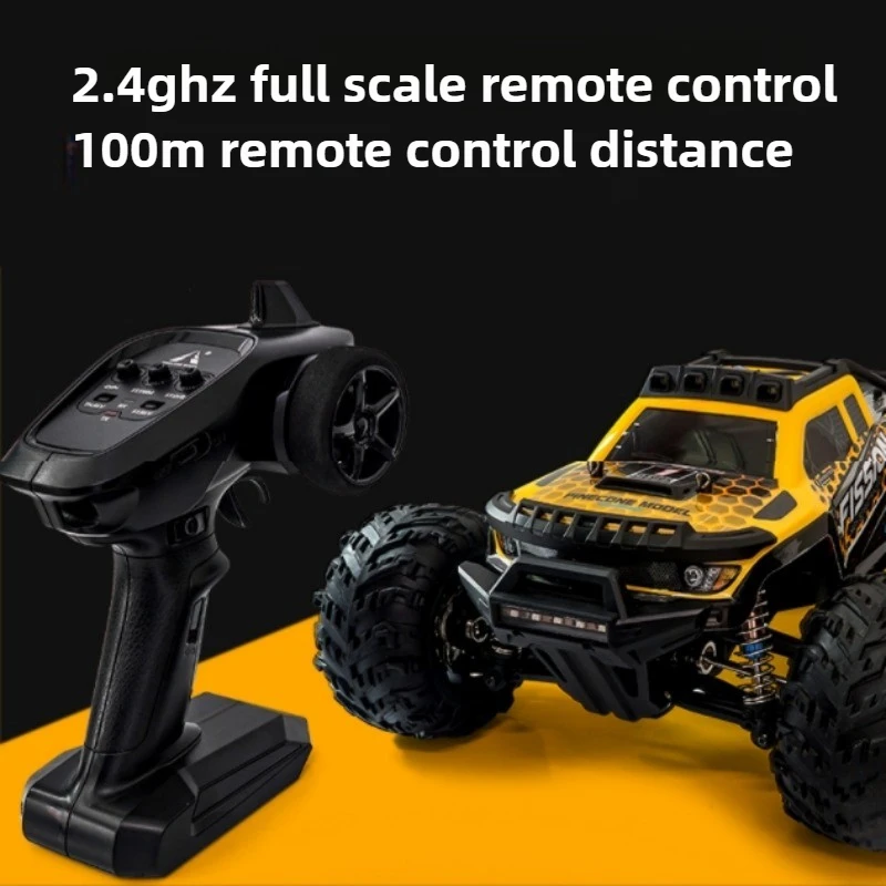 かわいいおもちゃの車ギフト-41cm超大型オフロードラジコンカー、50km/h高速4WDラジコントラック、ブラシレスリモートコントロールカー、男の子用おもちゃ