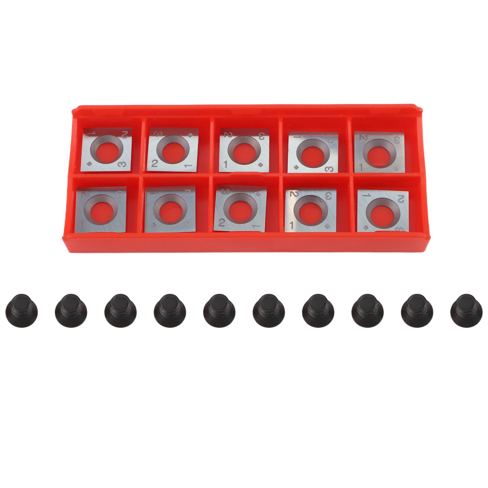 for Spiral Planer Head Carbide Inserts DIY Projects 14mm X 14mm X 2.0mm 30 Degree Cutting Angle Four Edges 14mm Long