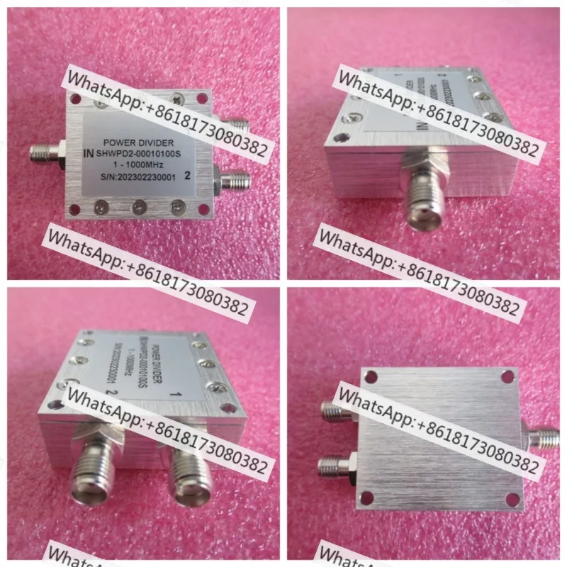 1-1000MHz Low Loss High Isolation RF One to Two Power Divider Microstrip Power Divider