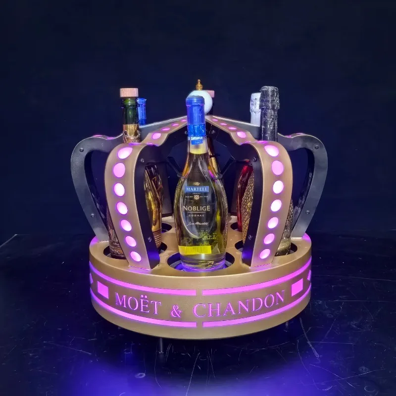 Emitting Diode Whiskey Blender Bottle Demonstrator Acrylic Charging