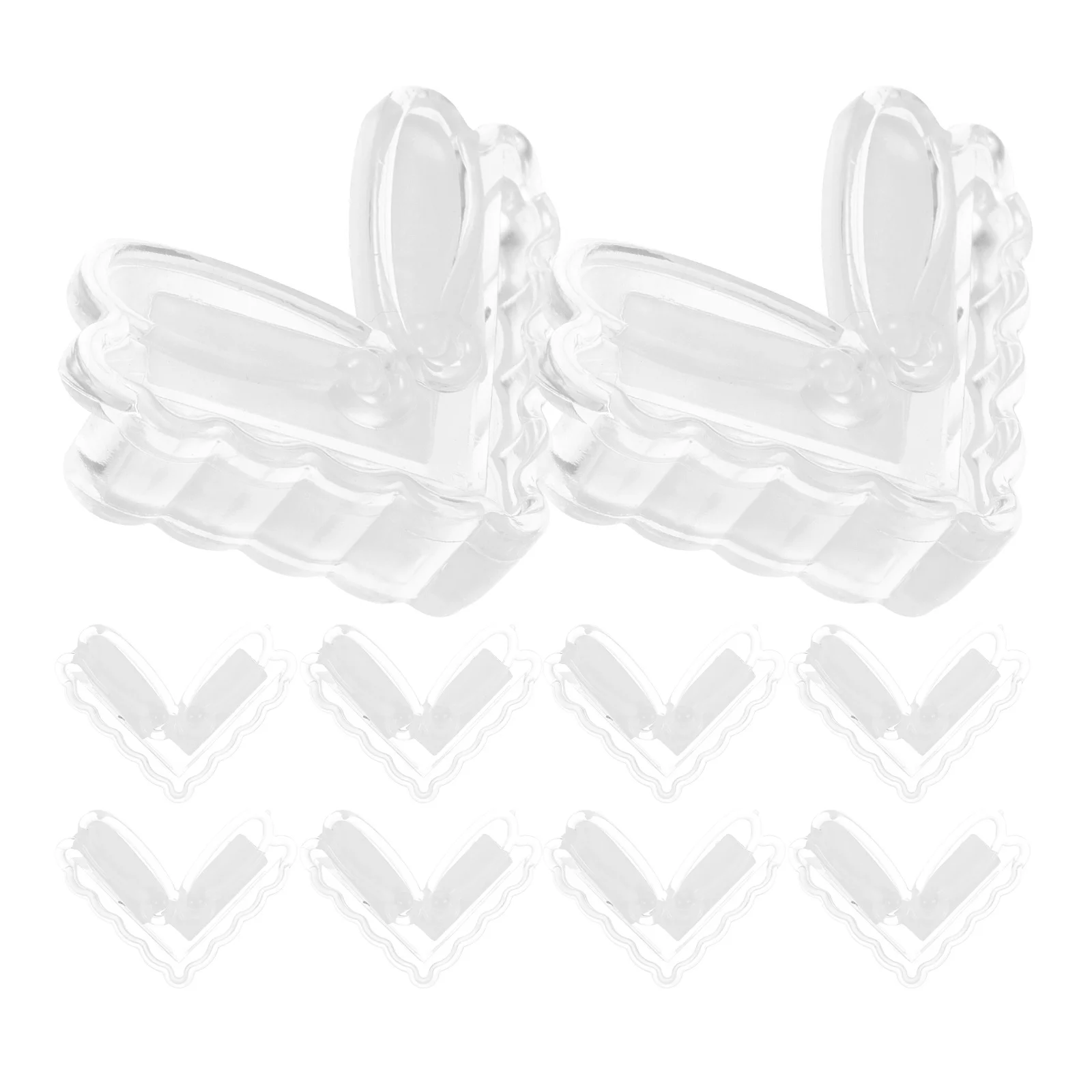 

10 шт. клейкие прозрачные угловые ограждения, защита для детей, защитные края, подушки, бамперы для безопасности мебели, угловая защита для детей