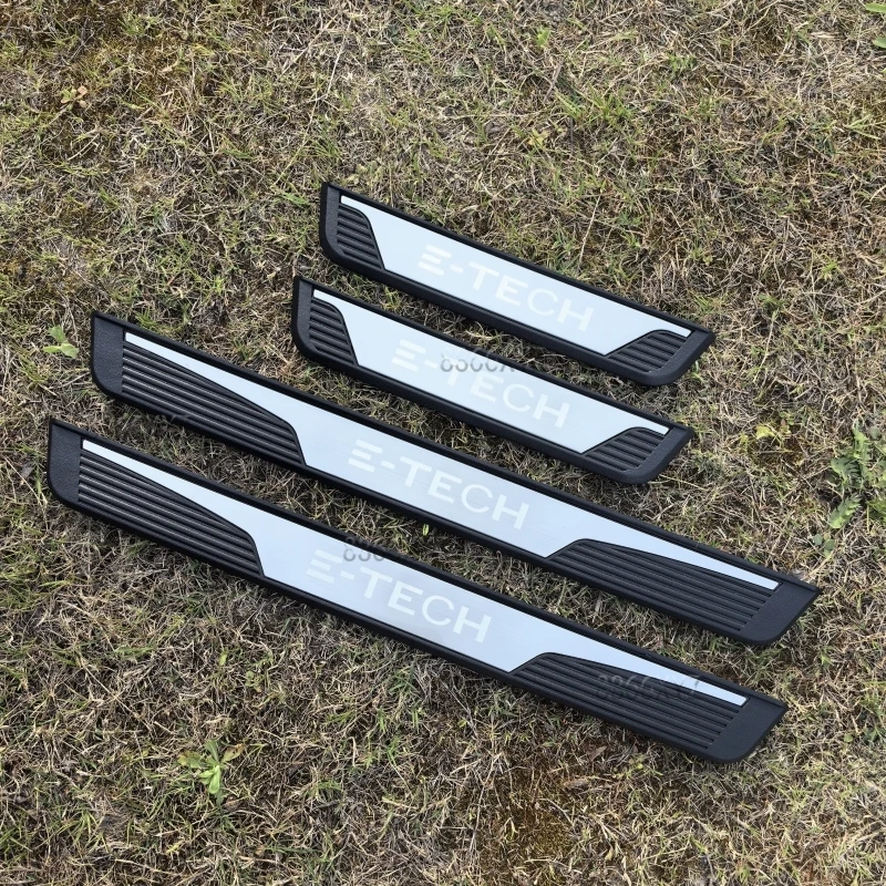 

For Renault Austral Arkana E-Tech Hybrid Accessory 2019 - 2024 Car Stainless Chrome Door Sill Kick Plate Protector Cover Trim