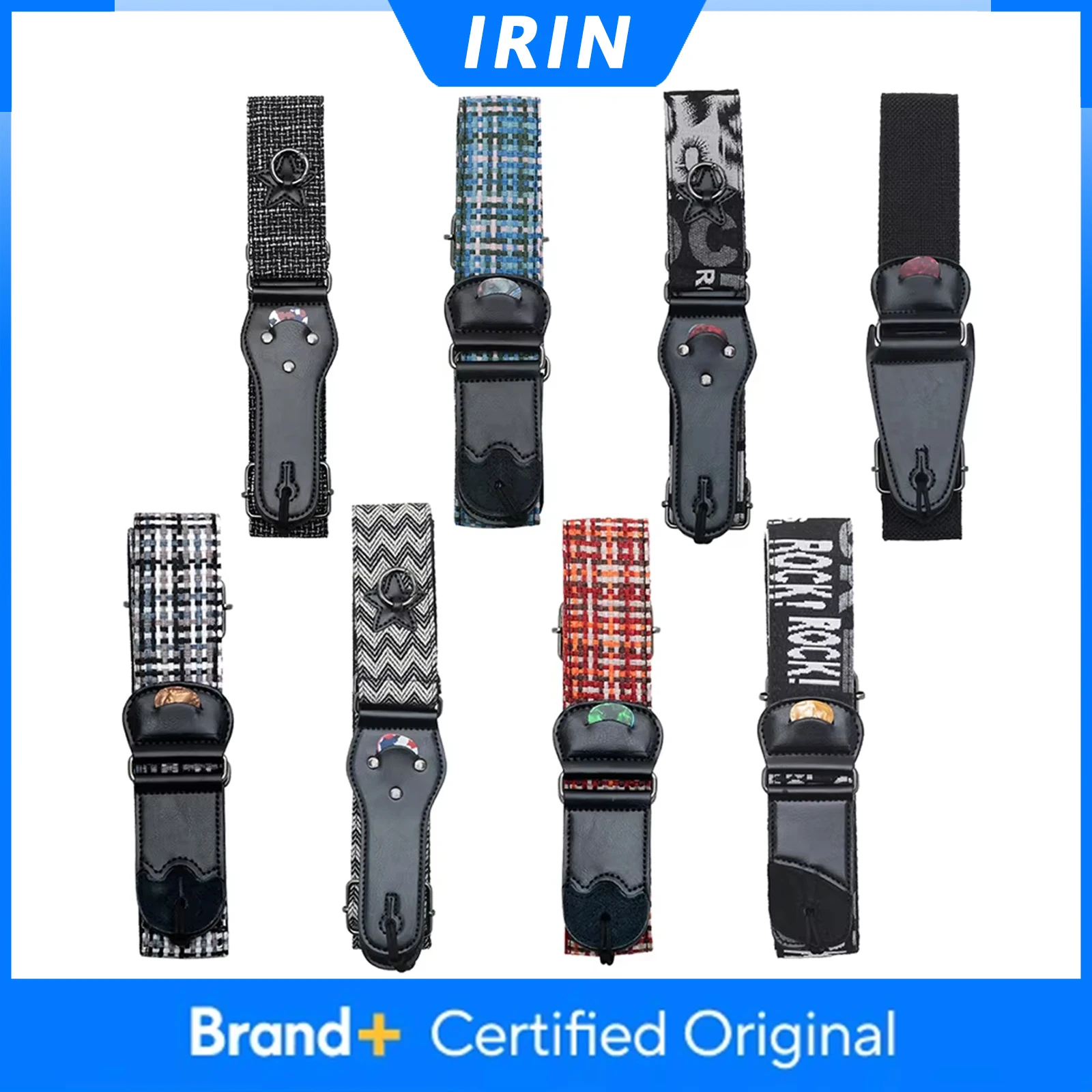 

Регулируемый хлопковый ремень для гитары, широкий и толстый, для акустической, электрической гитары и бас-гитары, разноцветный ремень, запчасти и аксессуары для гитары