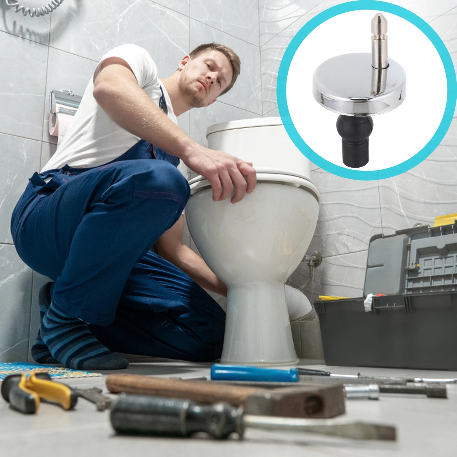 

Toilet Seat Hinges Zinc Alloy Black Fittings Easy Install Fixing Kit for Broken Lid Suitable Wood Metal Plastic Strong Durable
