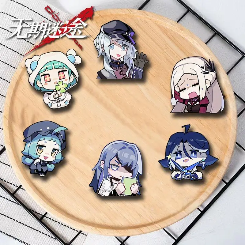 Path to Nowhere Hecate Letta RouLecca Adela Eirene Anime Student Acrylic Q Version Button Clothes Brooch Bag Backpack Badge Pins