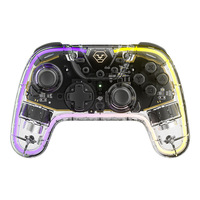 Gaming handle Pro Transparent Wireless King's Tears Lite Gaming Handle Bluetooth Gamepad for NS OLED PC Handheld Gamers