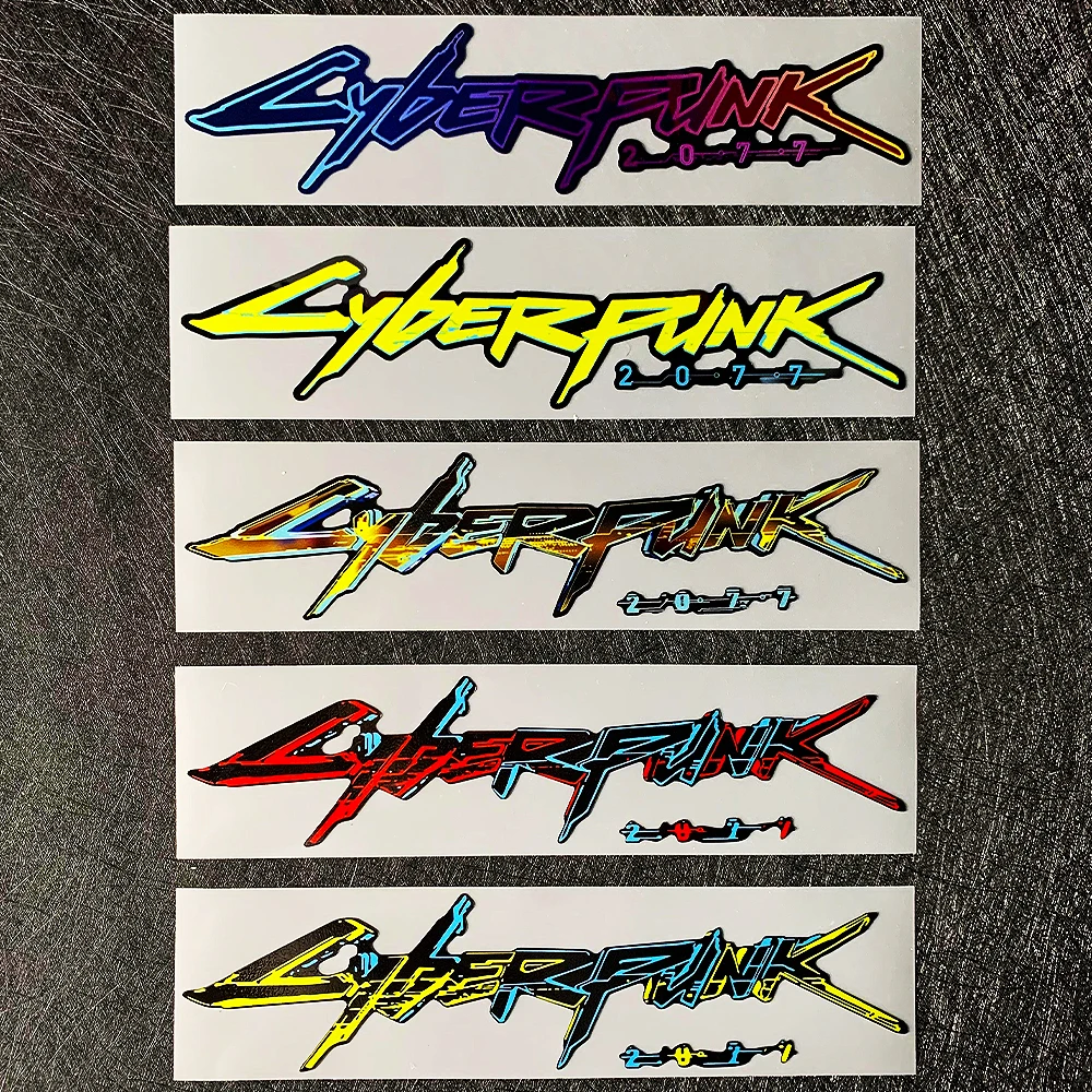 Cyberpunk2077 2077cyberpunk Reflective Sticker Car Body Windshield Decoration Sticker Waterproof Scratch Stickers