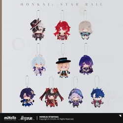 Sunsyea Honkai Star Rail Official Merch miHoYo Original Authentic Plush Keychain Black Swan Sampo Sparkle Aventurine
