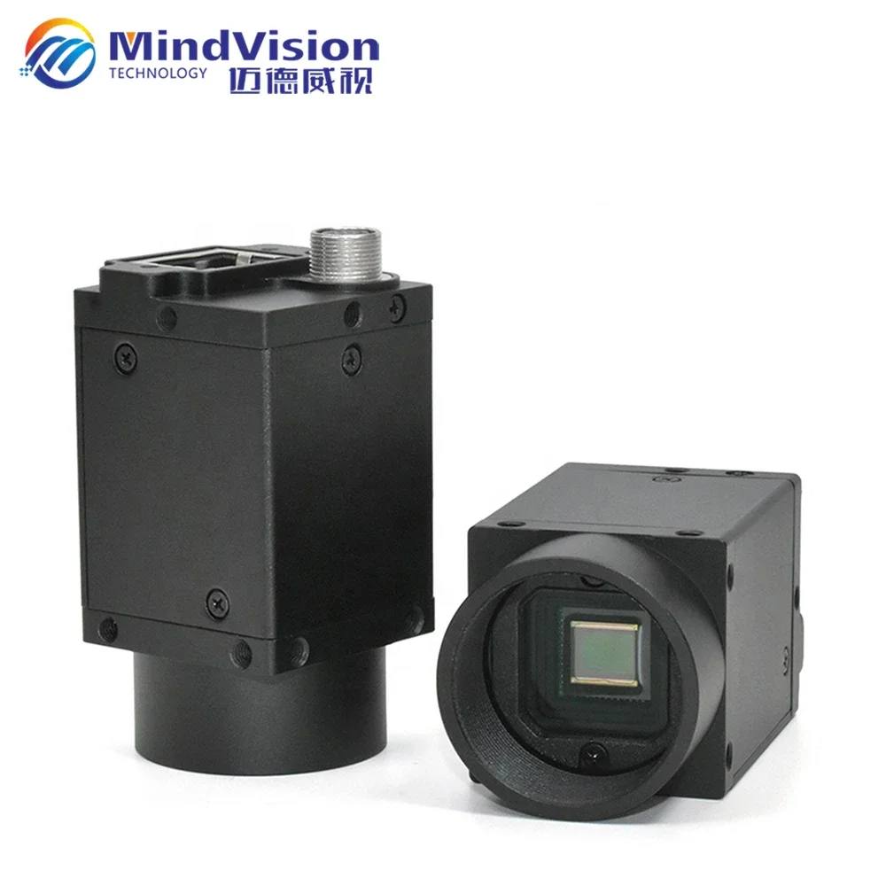 MindVision-cámara Industrial GigE con obturador Global de 2MP, CMOS de alta velocidad de 1/1, 8 pulgadas, 60FPS, para visión artificial, cámara Ethernet, boca C