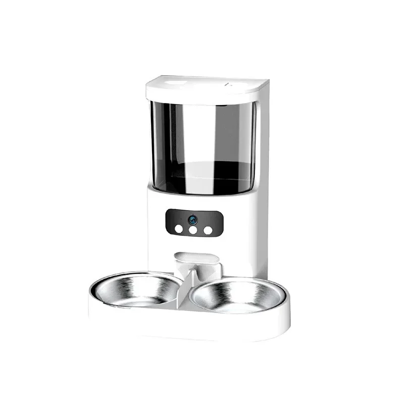 Pet automatic feeder cat dog automatic feeder monitoring timed quantitative remote cat dog food feeder