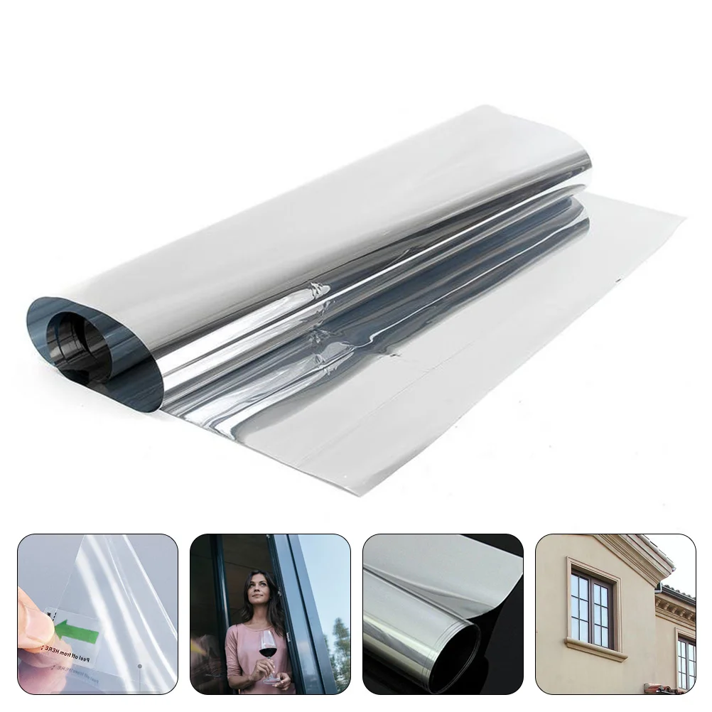 

One Way Window Film Clear Mirror Shading Tinting for Home Privacy Heat Insulation Daily Glass UV-proof Sticker