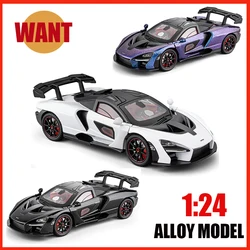 1:24 McIeran Diecast Alloy Sports Car Model Toys Metal Fast Furious Sound Light Hot Wheels Children Perfect Gifts Collect Item