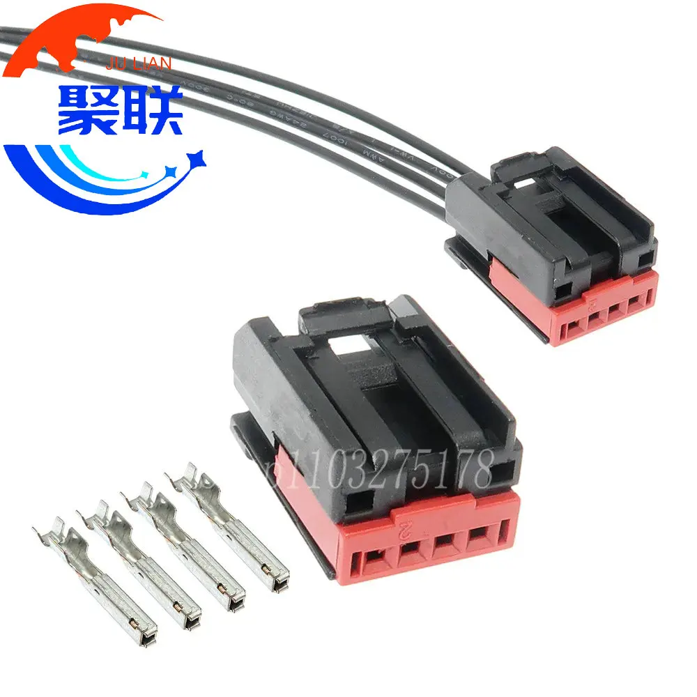 1Set 4Pin 1419158-1 1419158-2 1456983-1 6-1419169-8 Auto Connector Window Regulator Switch Socket for Ford Focus Mondeo