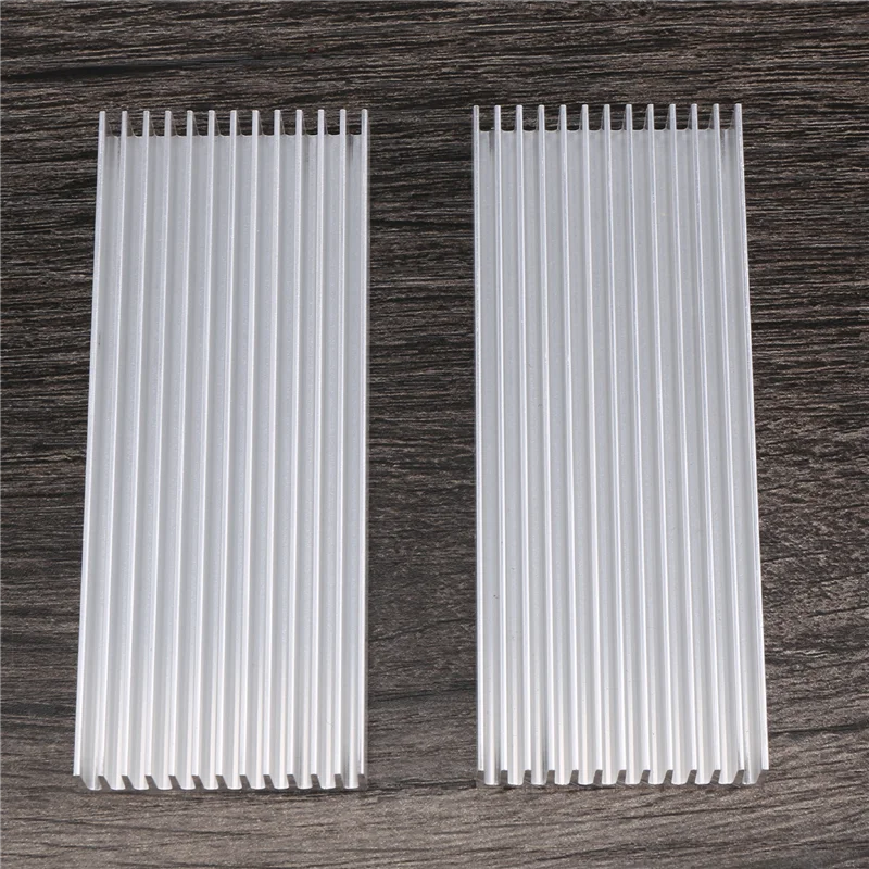 

SUNRI-3 шт. алюминиевый радиатор усилителя мощности 100X40x11 мм