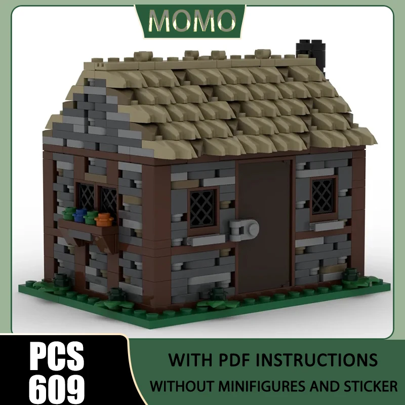 

Castle Model Moc Building Blocks Modular Medieval Home 4 ​​​​​​​Model Technology Brick Assembly Construction Toy Holiday