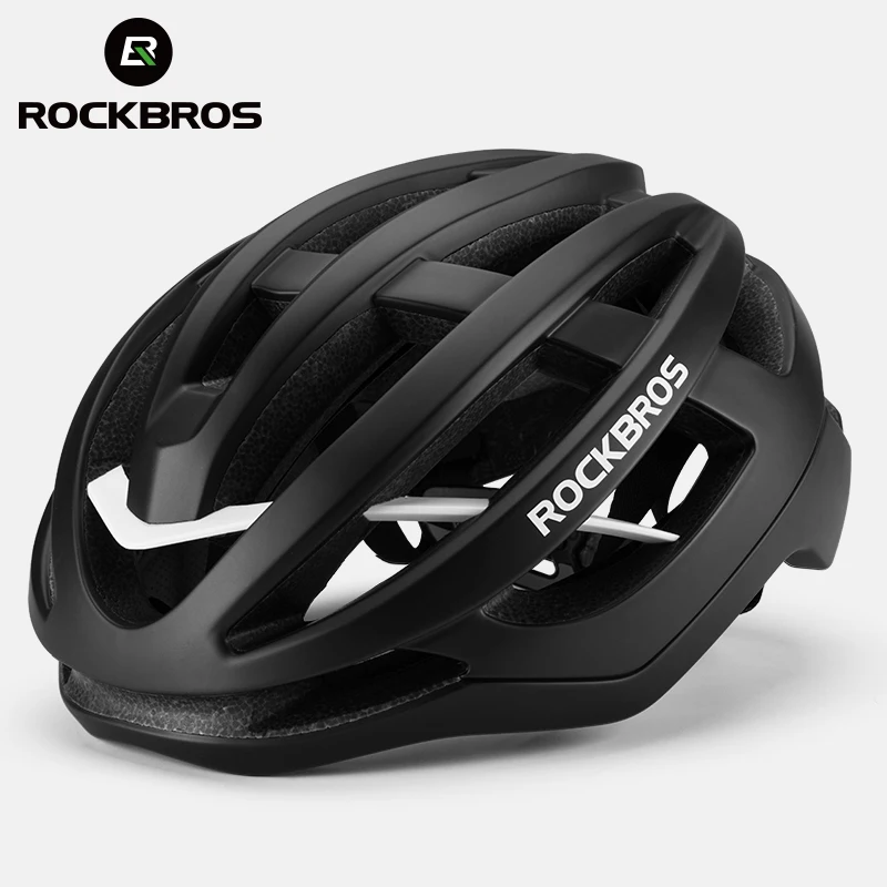 

ROCKBROS Bicycle Helmet Breathable Ultralight Integrally-Molded Unisex Shockproof Adjustable Road Bike Helmet Cycling Equipment