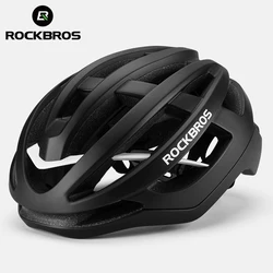 ROCKBROS Bicycle Helmet Breathable Ultralight Integrally-Molded Unisex Shockproof Adjustable Road Bike Helmet Cycling Equipment