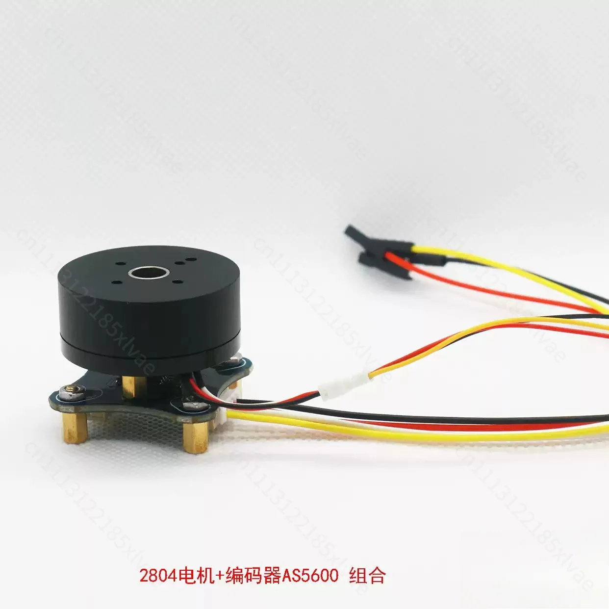 Outer Rotor Brushless DC FOC Motor Kit 2804, Hollow Shaft with AS5600 Encoder Hall Sensor for Robot Drive System