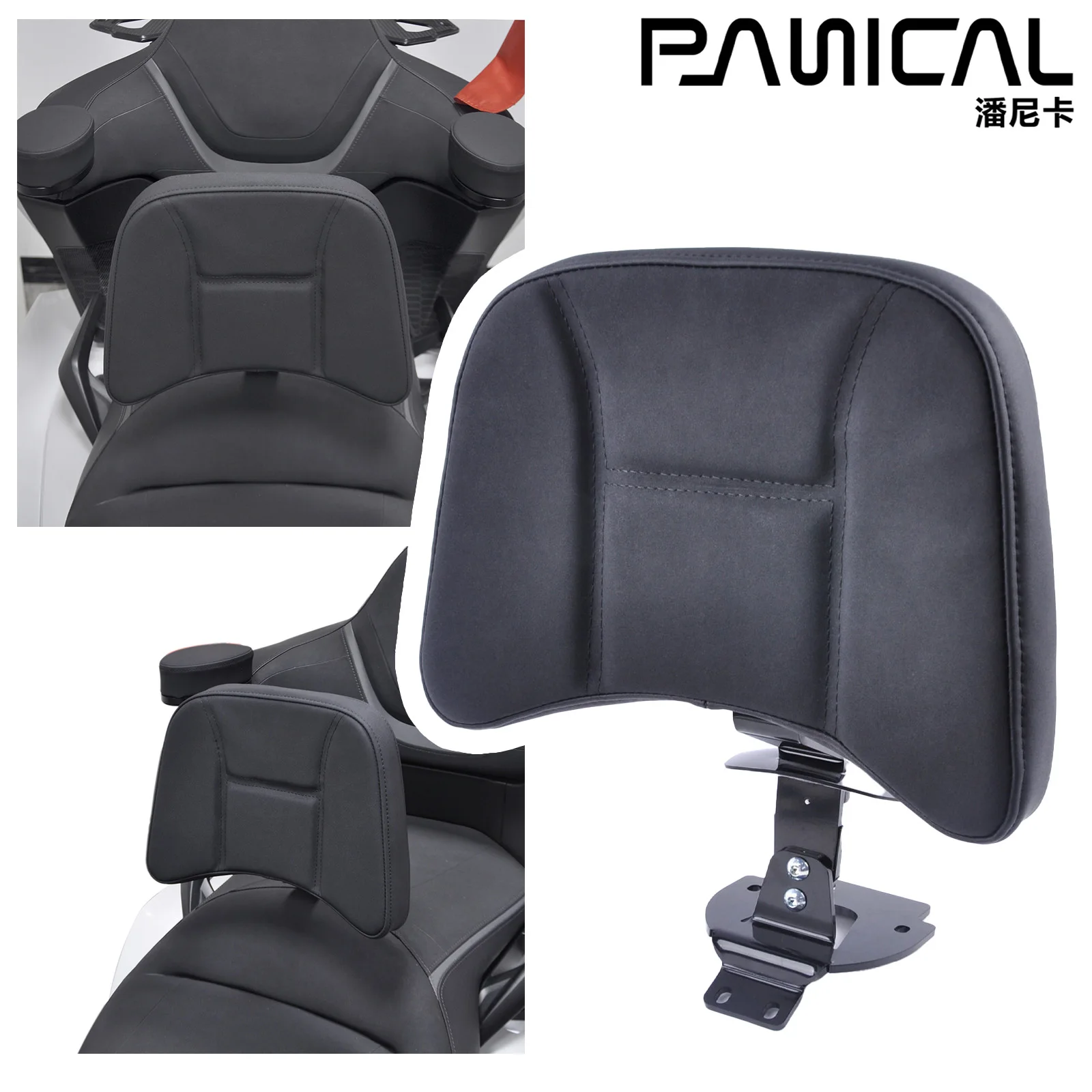 

Панический для Honda Goldwing GL1800 F6B 2018-2025, быстросъемный Sissy Bar Rider Driver, большая спинка, поддерживающая подкладка для спины