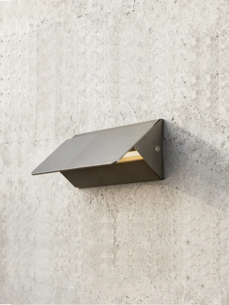 Industrial Waterproof LED Wall Lamp Stainless Steel Rotatable Wall Light Indoor Outdoor Light for Balcony Corridor Living Room