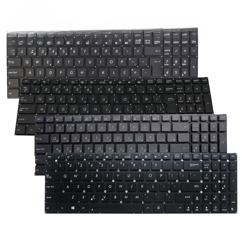HC US/RU/PO/JP NOVO Teclado de Laptop Para ASUS FX50 FX50J/JK/JX/JK FX50V/VW F550J F550V F550L FL5000C FH5900V D552C DX991C DX992M