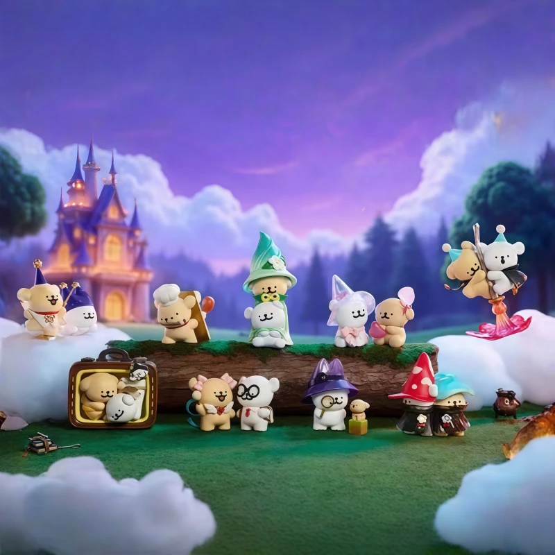 FUNISM Maltese Line Puppy Magic Adventure Series Blind Box Figure Anime Peripheral Desktop Decorative Doll Christmas Gift