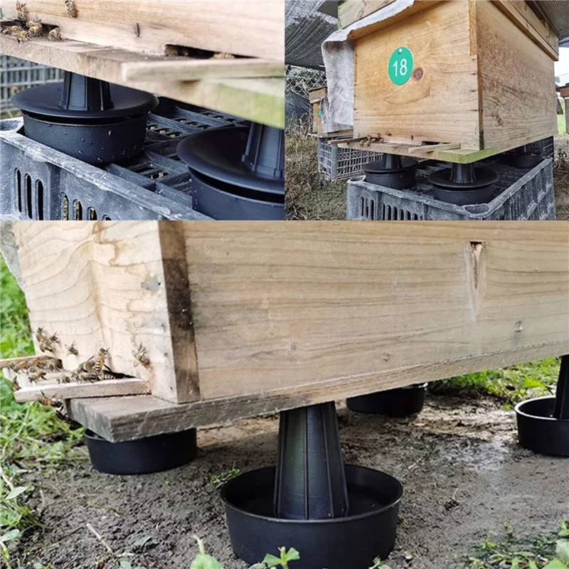 4Pcs Beehive Elevated Support Base Waterproof Anti Insect Beekeeping Tools