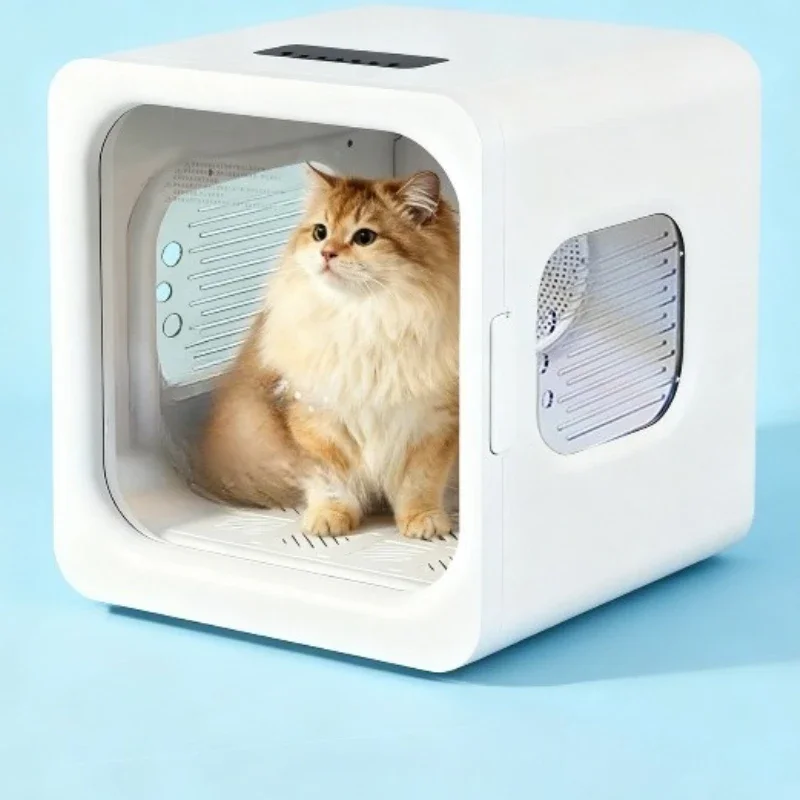Cat and dog smart pet hair drying box, heating and cooling air conditioner nest water dryer